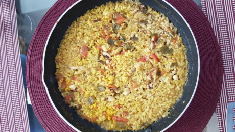Hoy para comer acelgas hervidas y chuletón de vaca gallega vieja con seis semanas de maduración en cámara 70