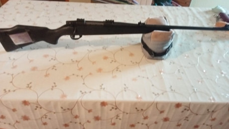 Anunció este magnífico rifle weatherby vanguard calibre 300 win magnum, pertenece a un buen amigo que 32