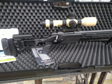 Se vende steyr sg08 calibre 308w comprado nuevo en octubre de 2019 solo tiene 60 disparos se entrega con 10