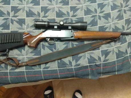 Vendo brownig calibre 300wm semiautomático en perfecto estado
El arma está en Lleida

Sólo rifle 00