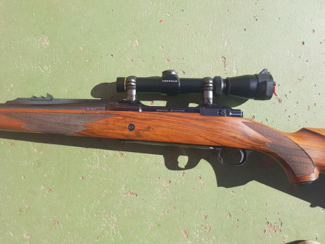 Vendo rifle Ruger cal. 416 rigby con monturas y visor Leupold 1x4x20. Prácticamente  nuevo. Precio  2000€. 00