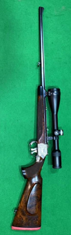 Un amigo me ha pedido que le ponga en venta estas dos maravillas. 

Rifle monotiro Heeren:
- cañon octogonal
- 00