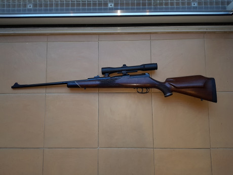 Vendo Mauser 66 calibre 6,5x68 con bases/monturas Shuler y visor Smith Bender 1,3/4 - 6x .
Salu2. 01