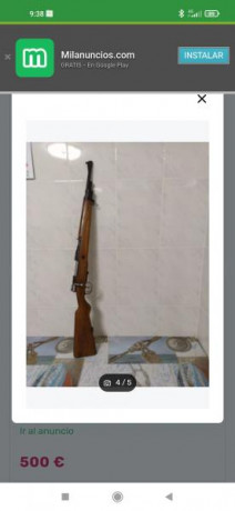 Buscaría una carabina Mauser de longitud reducida, que no sea un fusil largo. No pongo modelo en particular 10