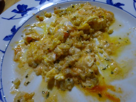 Hoy para comer acelgas hervidas y chuletón de vaca gallega vieja con seis semanas de maduración en cámara 70