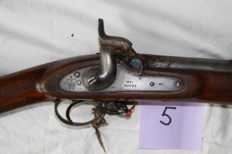 Copia de fusil inglés de avancarga, realizada probablemente en una zona tribal del Norte de Pakistán. 00
