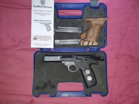 Vendida, se puede borrar. Gracias
Vendo una magnífica pistola Smith and Wesson 22A Sport Series del calibre 01