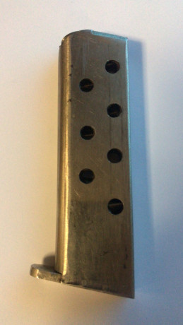 Compañero vende

Cargador pistola Star mod sindicalista 
Calibre 9mm corto capacidad 7 cartuchos
Medidas 00