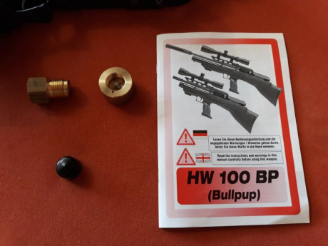HW 100 BP como nueva. Cannon 60cm. Venia com 24J, reducida a 16J. Mui a punto, hace 110/120 disparos com 10