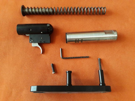 Venta de modulo de gatillo, muelle e guia, piston e seta Rowen, para Air Arms TX 200. Todo 140€. 01
