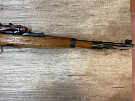 Pongo a la venta mi carabina replica del k98 alemán norinco jw25 con todos los accesorio y visor original 10