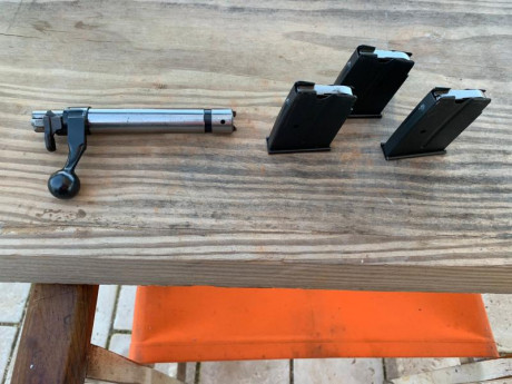 Carabina CZ Varmint .22 Magnum, apenas utilizada, guiada en licencia tipo E, incluye 3 cargadores de 5 01
