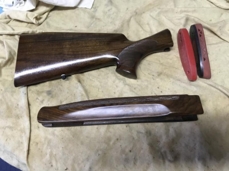 Nueva a estrenar..nunca colocada en rifle.
Maderas preciosas.
Con sus cantoneras de goma y tornillos.

Precio 01
