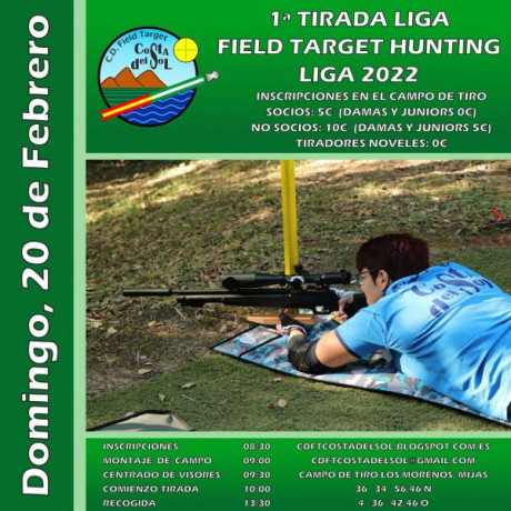 Comenzamos la Temporada 2022 con la 1ª Tirada de la Liga Field Target Hunting. Desde el CDFT Costa del 00