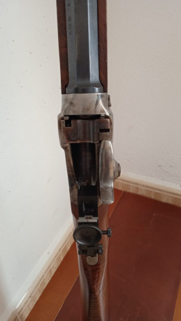 Vendo magnifico rifle Sharps en calibre 45-70 Gov. prácticamente nuevo
Fabricado por IAB con cañón Pedersoli, 12