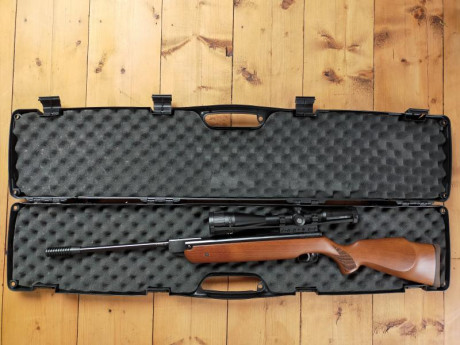 Vendo carabina Weihrauch HW80K en calibre 5.5 sólo estrenada para ajustar el visor, visor Hawke Vantage 02