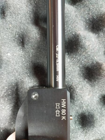 Vendo carabina Weihrauch HW80K en calibre 5.5 sólo estrenada para ajustar el visor, visor Hawke Vantage 11