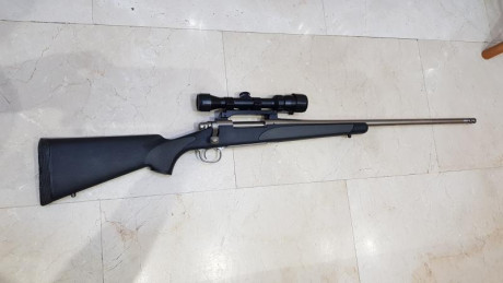 Hola, vendo Remington 700 de acero inoxidable
Calibre 375
Precio 800eur
Regalo al comprador la base anillas 01