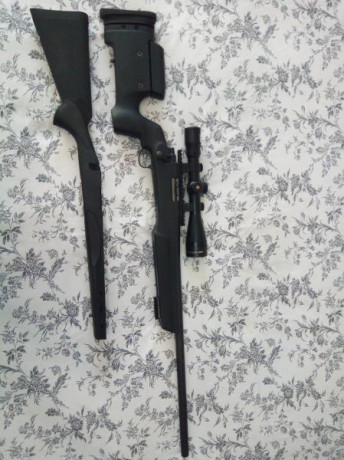 Vendo remington 700 sps vartmint en calibre 308. Está en muy buen estado, tiene la culata original y una 00