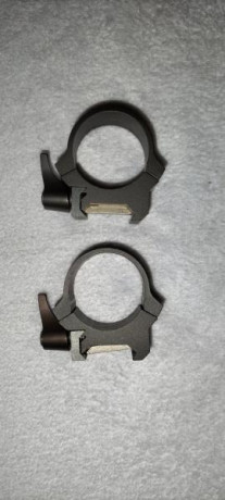 Buenos días. Se venden unas anillas leupold QRW2  desmontables de tubo de 30 mm bajas. Ideales para visores 12