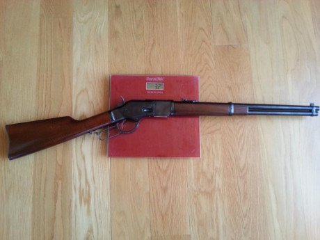 VENDIDO************************** carabina Uberti Mod. 1873, Cal. 44-40, réplica del Winchester Mod. 1873, 02