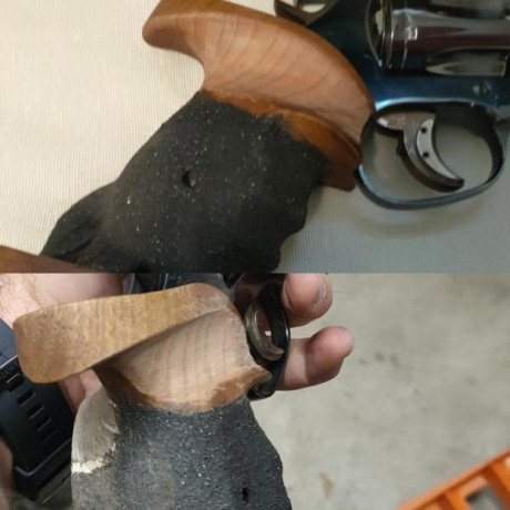 Buenas tardes, busco una cacha que se ajuste mejor a mi mano para revolver Manurhin March, mi talla M, 11