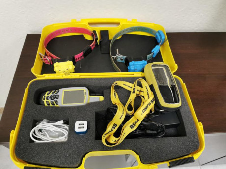 Hola, vendo localizador de perros GPS Bs Planet evo Map, tiene 2 collares con beeper y adiestramiento, 30