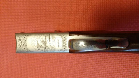 Se vende escopeta paralela Stinger calibre 410. Cañones de 71cm, con cinco choques interiores, monogatillo, 02