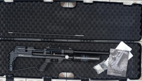 Hola, vendo Fx maverick Standart casi nueva Regularidad solo 2m/s.
Segundo regulador, manometro wika.
Kit 01