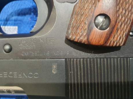 ASTRA DE FABRICACION SUIZA REPLICA DE LA 1911 A-1

MUY AJUSTADA DISPARADOR AFINADO. ARMA DE RE ESTRENO

1.200 01