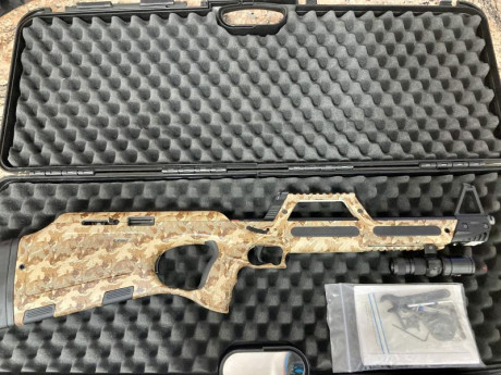 Hola:
Se vende esta carabina del calibre 22, marca Walter, modelo G22.
Esta practicamente nueva, muy poco 02