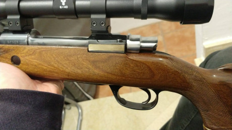 En venta el clásico sistema M98 del Santa Bárbara, en calibre 7x57, está de origen, sin retoques de nada, 02