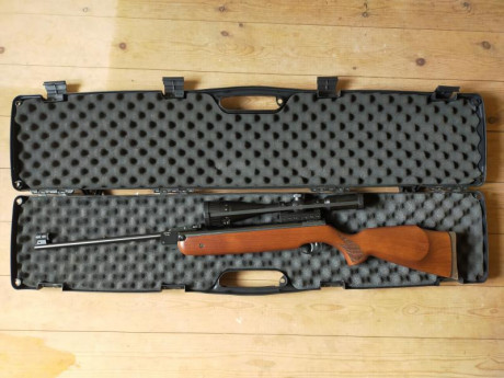 Vendo carabina Weihrauch HW80K en calibre 5.5 sólo estrenada para ajustar el visor, visor Hawke Vantage 00