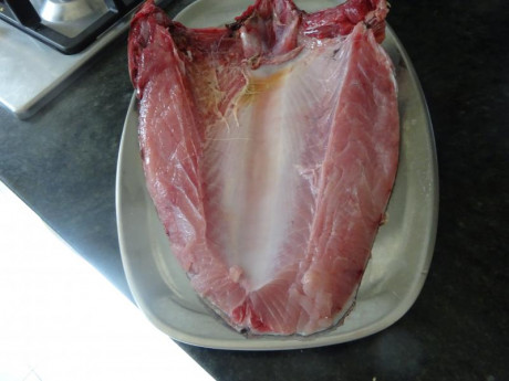 Hoy para comer acelgas hervidas y chuletón de vaca gallega vieja con seis semanas de maduración en cámara 62