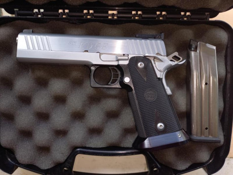 No importa marca, estoy buscando una 1911 que admita cargadores de alta capacidad.
Interesados, MP por 112