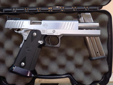 No importa marca, estoy buscando una 1911 que admita cargadores de alta capacidad.
Interesados, MP por 110