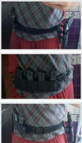 Se vende funda y 4 porta cargadores en kydex ambas de la marca AMG Holster, para modelo de pistola CZ 00