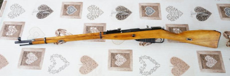 Vendo Mosin-Nagant octogonal fabricado en 1929.
Maderas, pavonado, mecanismos, anima del cañón, todo esta 01