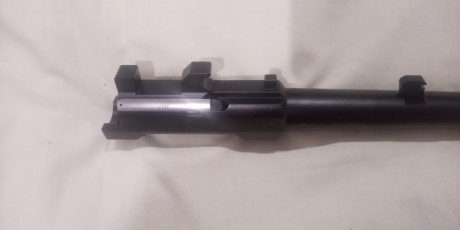 Cañon para monotiro Blaser K95 en 257 Weatherby Magnum. El cañon tiene 8 años, está en pefecto  estado.
Se 01