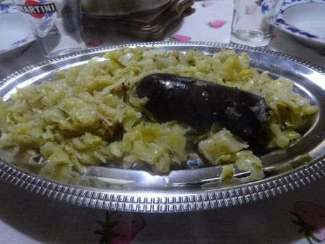 Hoy para comer acelgas hervidas y chuletón de vaca gallega vieja con seis semanas de maduración en cámara 160