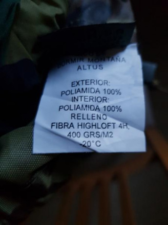 Saco de dormir Altus de montañas hasta -20 grados

50 euros

El envío paquete azul son 25,30 euros 02