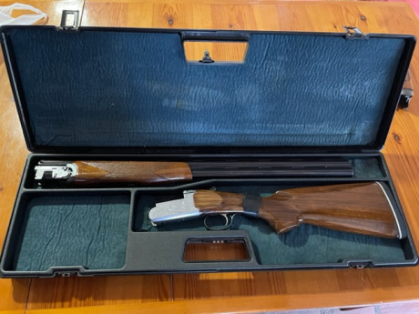 Superpuesta Benelli  calibre 12 para caza cañón 71
Varios chokes y maletín , esta en buen estado
Precio 02