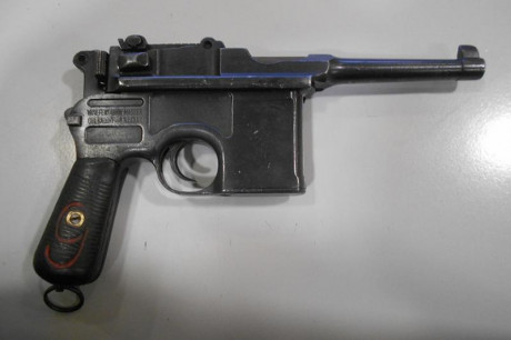 Lo dicho se vende PISTOLA MAUSER 1896 en 9mmPB
Se ha cambiado aguja percutora y muelle recuperador
Originales 01