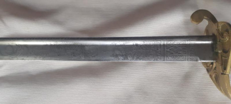 Vendo sable de Marina en muy buen estado, en estado original, sin oxido, no restaurado, no pulido. Con 11