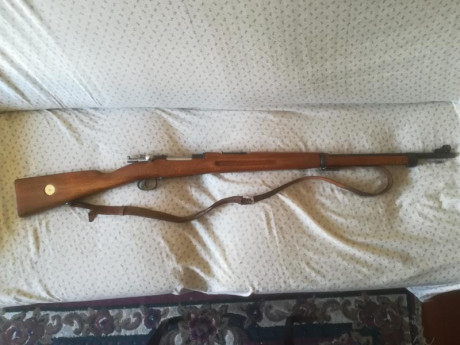 VENDO CARL GUSTAFFS M96-B

1.- Año 1918, todas las piezas con el mismo numero (excepto las dos abrazaderas), 02