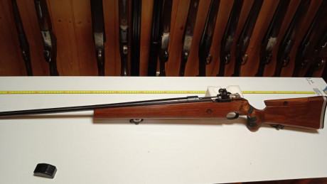 Vendo Carl Gustafs preparado para tiro, cañón pesado en calibre .308, culata regulable, diopter original, 02