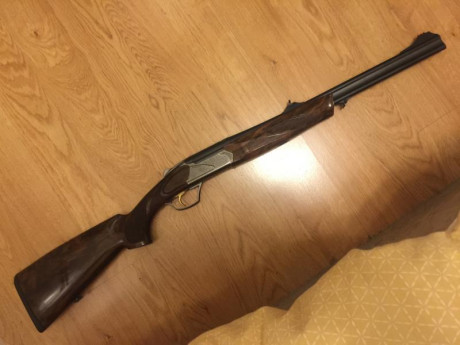 CAMBIO O VENDO Express superpuesto Fabarm modelo Asper en calibre 9,3x74R, en estado impecable, báscula 02
