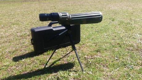 Ofrezco el telescopio que he estado usando hasta ahora. En la galería lo uso para 25 metros y se defiende 02