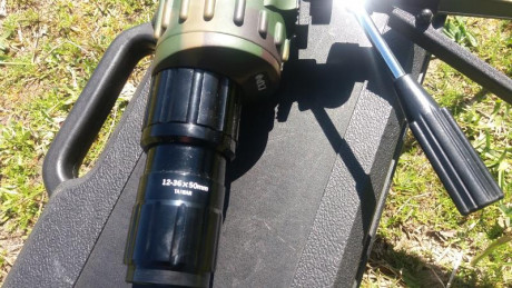 Ofrezco el telescopio que he estado usando hasta ahora. En la galería lo uso para 25 metros y se defiende 01