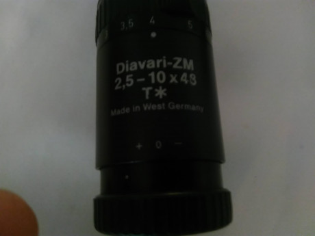 Vendo visor Zeiss DIAVARI-ZM 2.5-10X48 T* de carril y en perfecto estado, se incluye un juego de monturas 01